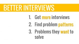 better customer interviews