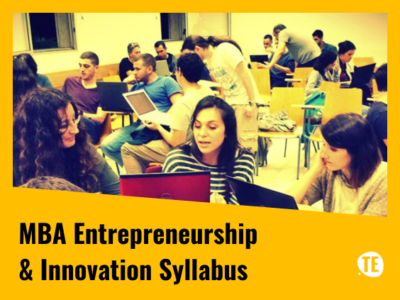 MBA Entrepreneurship & Innovation Sample Syllabus