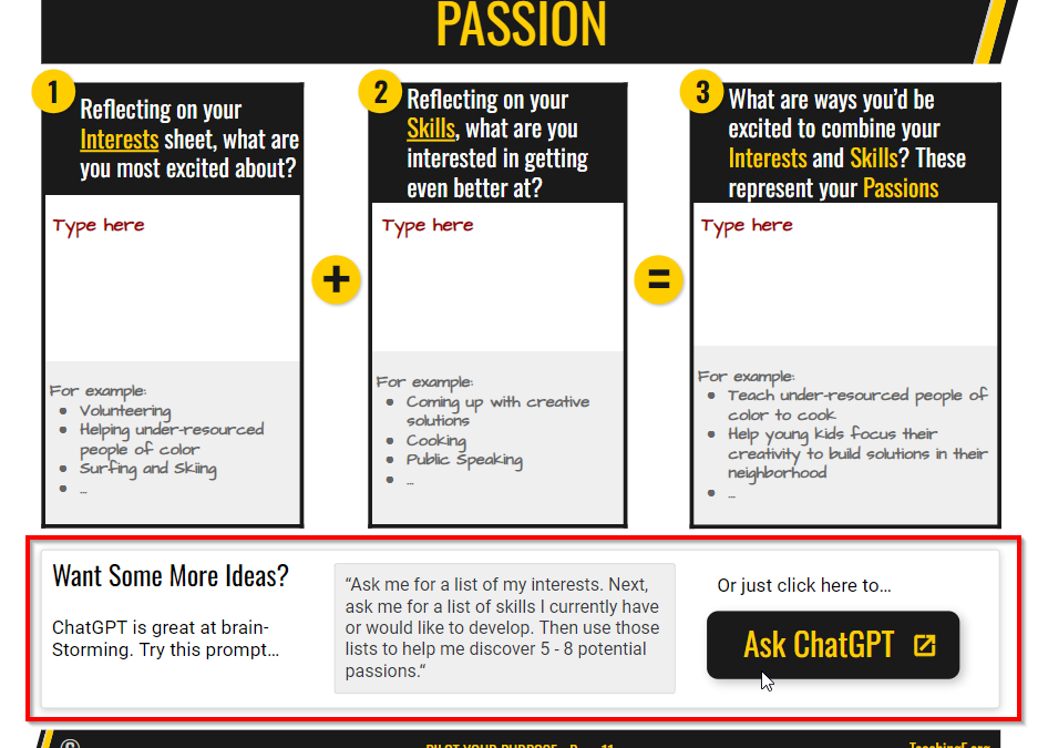 Improved: Pilot Your Purpose v2