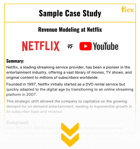 Case study of revenue modeling at Netflix