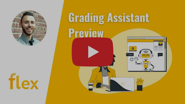 AI grading assistant preview