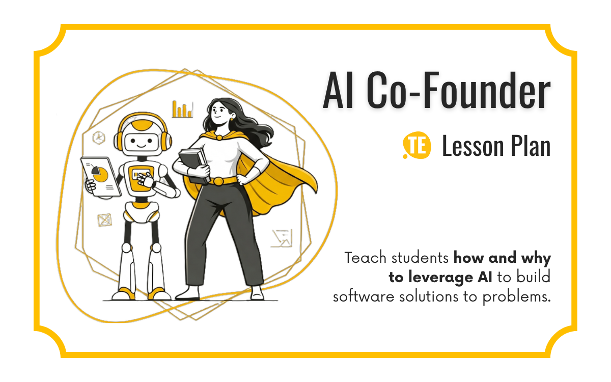 AI co-founder lesson plan for entrepreneurship students